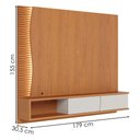 Ver imagem 3 de Painel Suspenso Tv 65 Pol 179 Cm Egeu Freijo Off White Matte Colibri