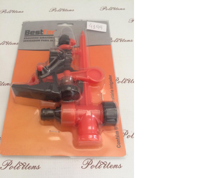 Kit 4 Esguicho Irrigador Giratório Para Jardim 29cm - 7