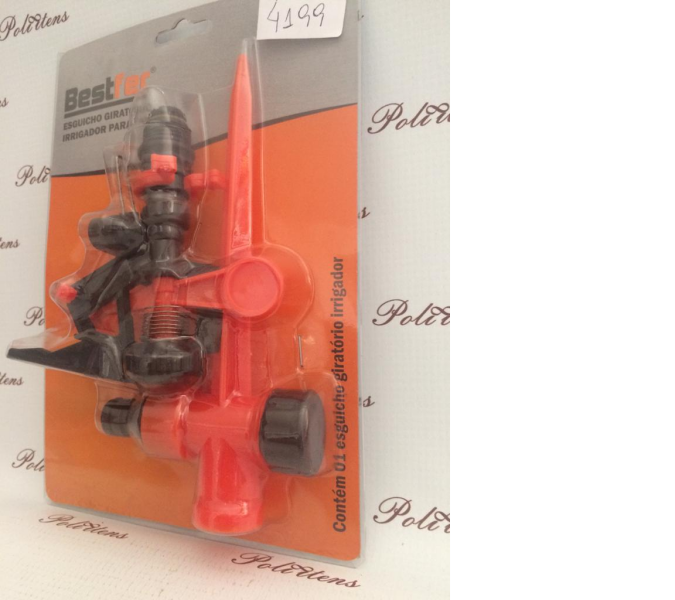 Kit 4 Esguicho Irrigador Giratório Para Jardim 29cm - 3