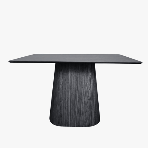 Mesa de Jantar Cone Retangular 120x80 Cm Tampo Ébano Base Ébano Ébano Personal Art Design