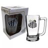 Caneca de vidro cerveja chopp festa presente time 340ml Santos - 2