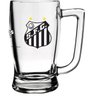 Caneca de vidro cerveja chopp festa presente time 340ml Santos - 1