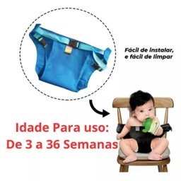 Cadeira Cinto Alimentação Portátil de Bebê Seguro Ajustável - 6