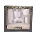 Ver imagem 1 de Kit Banheiro Astra Kbb1 05 Pecas Branco