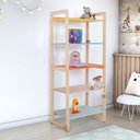 Ver imagem 1 de Estante Infantil Alta para Livros e Brinquedos Diversos 64x150cm Colorê