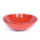 Ver imagem 4 de Combo 3 em 1 Cuba de Vidro Redonda 42cm Milão + Torneira Algarve + Válvula Beirute Vermelho Ferrari