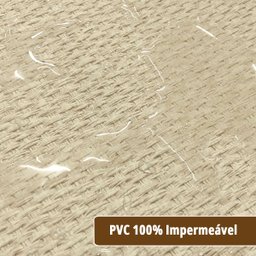 6 Jogo Americano Mesa Posta Luxo Impermeável Pvc Plh Bgc - 5