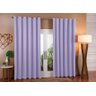 Cortina Blackout em Tecido Corta Luz 3,00 X 2,80 Sala e Quarto Lilás - 1