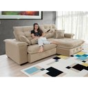 Ver imagem 6 de Sofá Coliseu 2.60m Retrátil e Reclinável Super Pillow - Bege