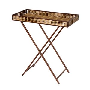 Aparador Dobravel Ratan Ii Cor:marrom