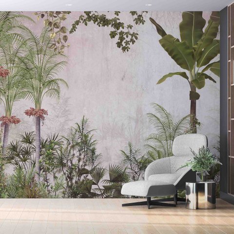 Papel de Parede Floresta Exótica Gh Papel de Parede 2,6m