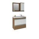 Ver imagem 2 de Gabinete de Banheiro 100% Mdf Grecia 65 Cm com Espelho - Mgm