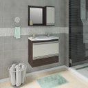 Ver imagem 1 de Gabinete de Banheiro 100% Mdf Grecia 65 Cm com Espelho - Mgm