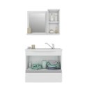 Ver imagem 3 de Gabinete de Banheiro 100% Mdf Grecia 65 Cm com Espelho - Mgm