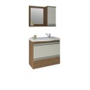 Ver imagem 2 de Gabinete de Banheiro 100% Mdf Grecia 65 Cm com Espelho - Mgm