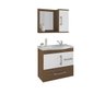Gabinete De Banheiro 100% Mdf Fortaleza 65 Cm Com Espelho - Mgm - 2
