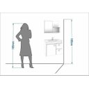 Ver imagem 3 de Gabinete Hortência Toucador de Banheiro C/ Cuba e Espelheira Branco MGM Móveis