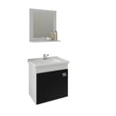 Ver imagem 2 de Gabinete De Banheiro 100% Mdf Iris 44 Cm Com Espelho - Mgm