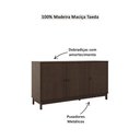 Ver imagem 4 de Balcão Buffet 1962wn Essência Madeira Maciça 3 Portas Café Finestra