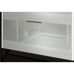 Gabinete de Banheiro 100% Mdf Lavanda 79 Cm Frente Vidro - Mgm - 5