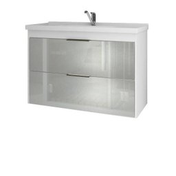 Gabinete de Banheiro 100% Mdf Lavanda 79 Cm Frente Vidro - Mgm - 2