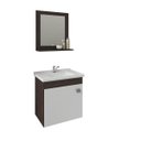 Ver imagem 2 de Gabinete De Banheiro 100% Mdf Iris 44 Cm Com Espelho - Mgm