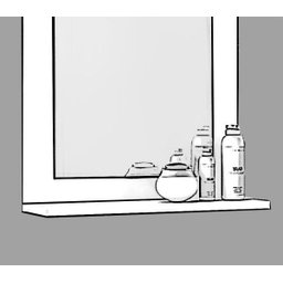 Gabinete de Banheiro 100% MDF Iris 44cm com Espelho - Mgm - 6 Gabinete de Banheiro 100% MDF Iris 44cm com Espelho - Mgm - 6