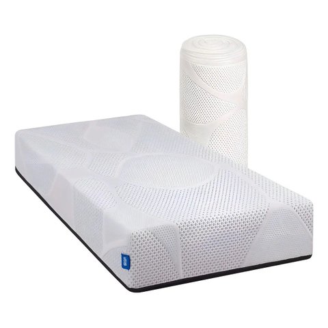 Colchão a Vacuo Umaflex Fit Firm D33 Solteiro 88 X 188 Cm Cor Cinza