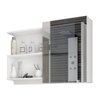 Espelheira para Banheiro 100% Mdf Lis 80 Cm Branco - Mgm - 2