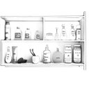 Ver imagem 5 de Espelheira para Banheiro 100% Mdf Lis 80 Cm Branco - Mgm