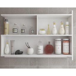 Espelheira para Banheiro 100% MDF Lis 80 Cm Carvalho - Mgm - 4