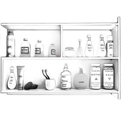 Espelheira para Banheiro 100% MDF Lis 80 Cm Carvalho - Mgm - 5