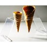 Suporte Sorvete Pizza Cone Temaki Doces Acrílico 2furos - kit 2peças - 1
