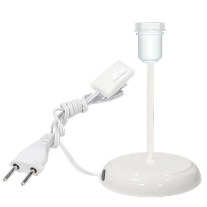 Luminária Mesa Abajur Classic Branco P/led Use a Sua Cúpula