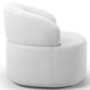 Ver imagem 6 de Kit 02 Poltronas Giratória Orgânica para Sala de Estar Living Helena L02 Facto Branco - Lyam Decor