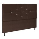 Ver imagem 1 de Cabeceira Camboriú Para Cama Box Solteiro 94 Cm Suede Marrom