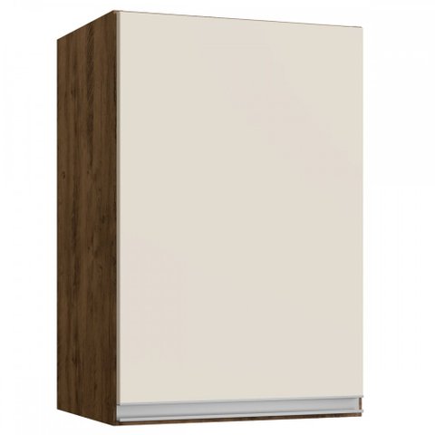 Armário Aéreo Cozinha Athena 1 Porta 1 Prateleira Itauba/Off White - Irm Móveis