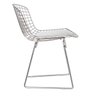 Cadeira Bertóia - Aço Cromado - Almofada Branca - 3