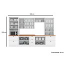 Ver imagem 3 de Kit de Cozinha Completa 8 Peças Americana (2aéreos+2balcões+2paneleiros+2complementos ) C5p65