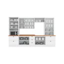 Ver imagem 4 de Kit de Cozinha Completa 8 Peças Americana (2aéreos+2balcões+2paneleiros+2complementos ) C5p65