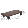 Suporte Para CPU de Computador Com Rodinhas em MDF 18mm 20x40cm - Wp Connect Suporte CPU Corten - 4