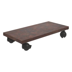 Suporte Para CPU de Computador Com Rodinhas em MDF 18mm 20x40cm - Wp Connect Suporte CPU Corten