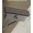 Ver imagem 3 de Suporte Para Mola Aérea Em Porta De Vidro Temperado - Prata