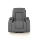 Ver imagem 2 de Poltrona do Papai Reclinável Giratória e Balanço Sala de Cinema Crihs com Massagem e Aquecimento PU Azul G23 - Gran Belo