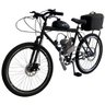 Bicicleta Motorizada80Cc Mtb Freio A Disco/Suspensão - Baú Cargo - 'Preto' - 2