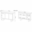 Ver imagem 7 de Conjunto de Escritório com Escrivaninha 04 pç CJ43018-045 Tecno Móbili - Branco