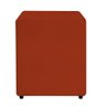 Puff Decorativo Dado Suede Laranja - 1