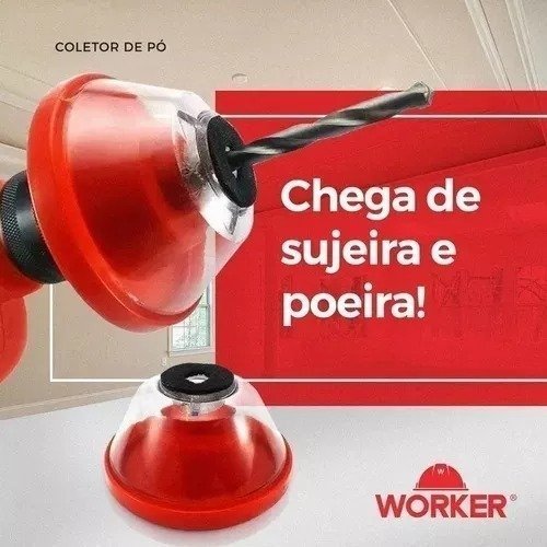 Coletor Po Furadeira 4-10mm - Worker - 4