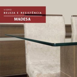 Conjunto Sala de Jantar Mesa 4 Cadeiras Miami Madesa - 9