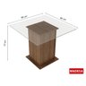 Conjunto Sala de Jantar Mesa 4 Cadeiras Miami Madesa - 4